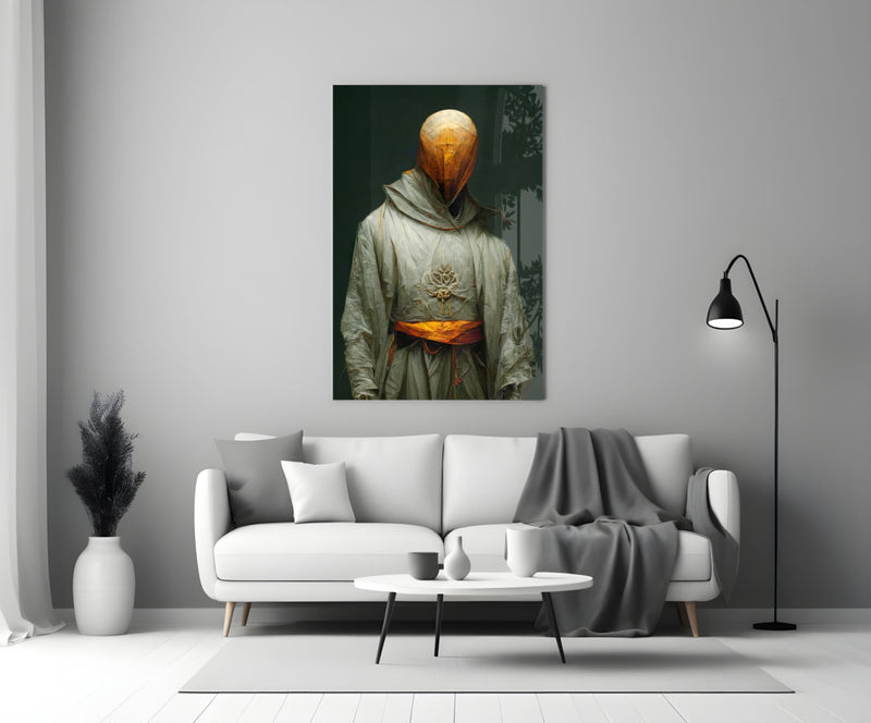 Headless Monk Glass Art  || Designer Collection