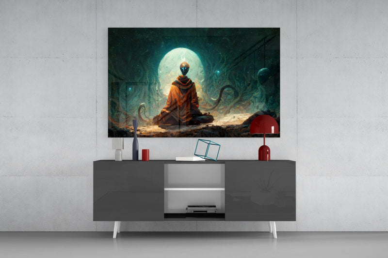 Meditation Glass Art  || Designer Collection