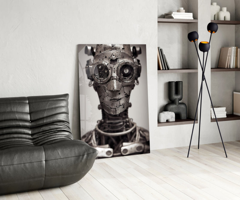 To be a Machine Glass Wall Art || Designer Collection