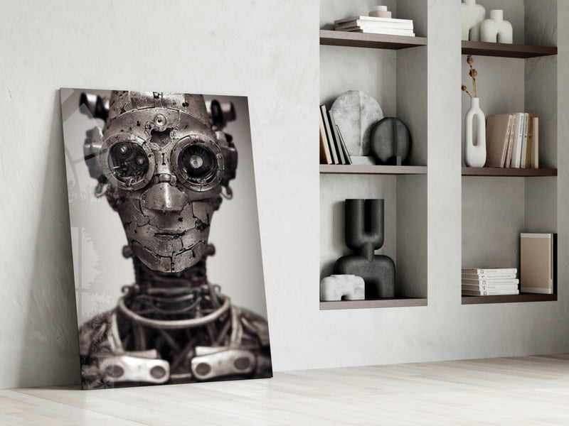 To be a Machine Glass Wall Art || Designer Collection