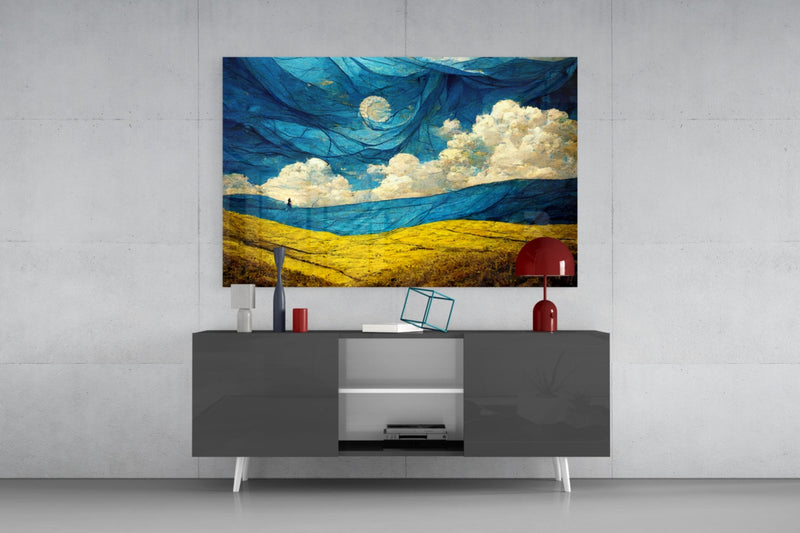 Dancing Sky Glass Art  || Designers Collection