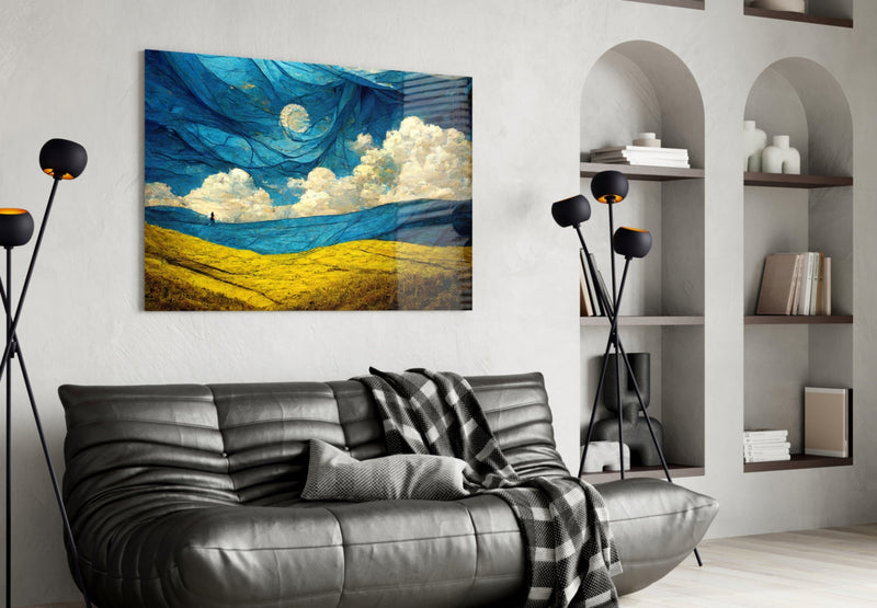 Dancing Sky Glass Art  || Designers Collection