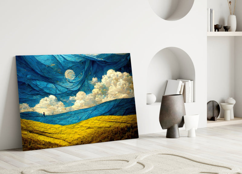 Dancing Sky Glass Art  || Designers Collection