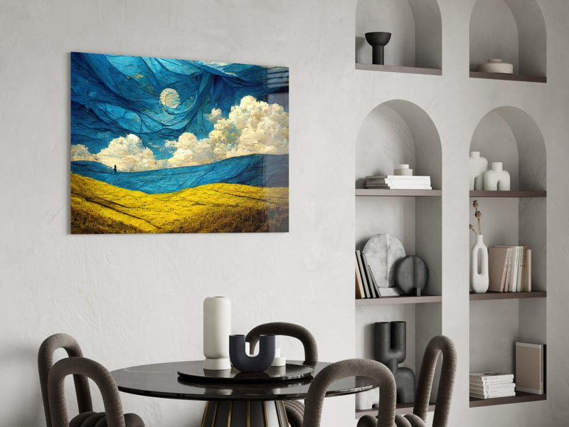 Dancing Sky Glass Art  || Designers Collection