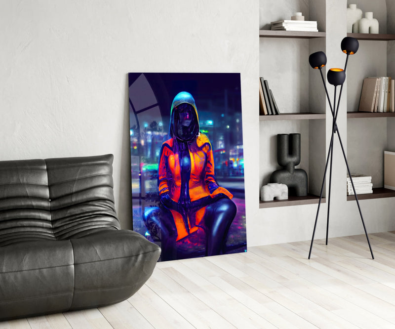 The Wait Glass Wall Art || Designer Collection