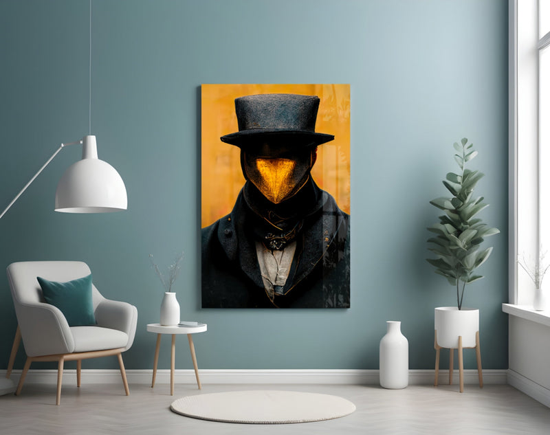 Mr. Beak Glass Art  || Designer Collection