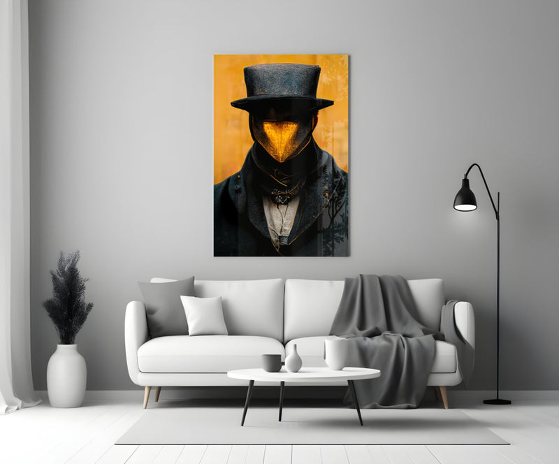 Mr. Beak Glass Art  || Designer Collection