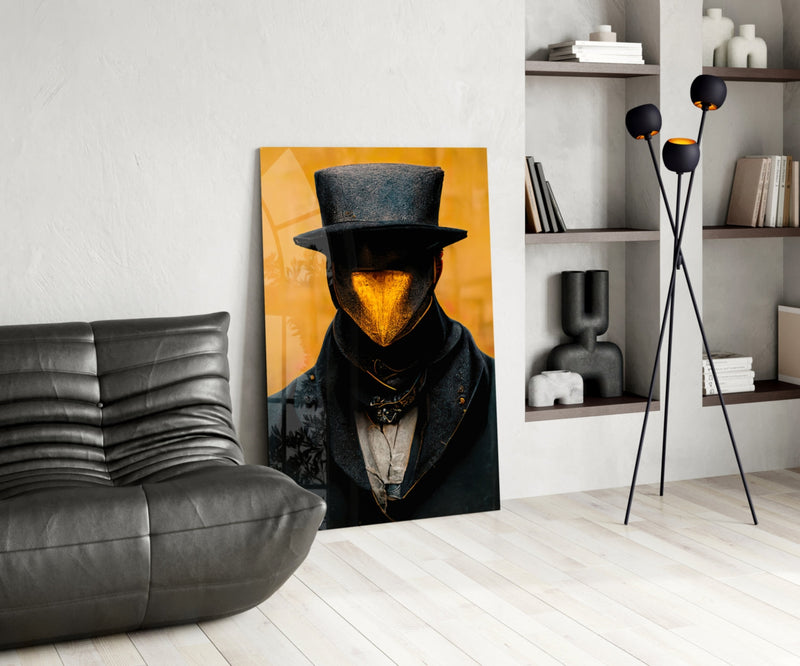 Mr. Beak Glass Art  || Designer Collection