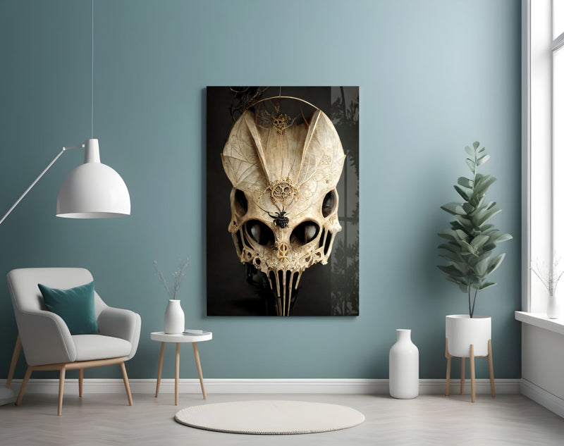It's Skull Glass Art  || Designer Collection