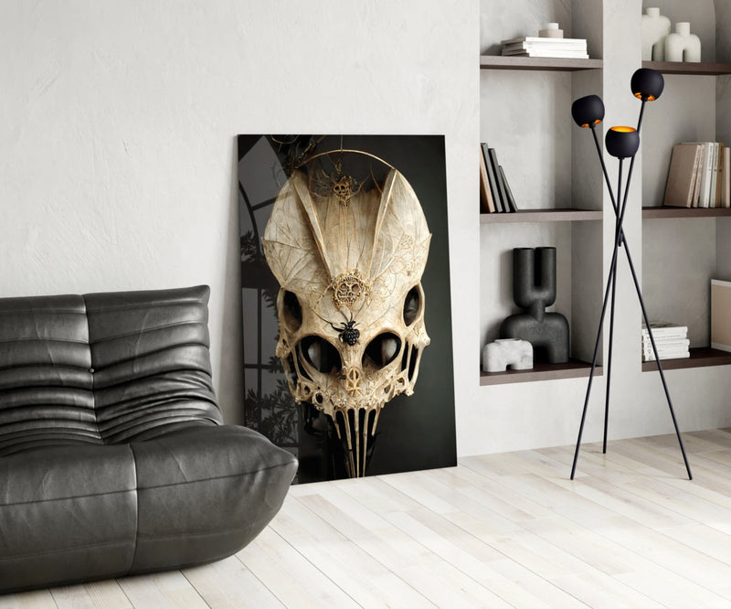 It's Skull Glass Art  || Designer Collection