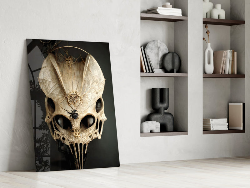 It's Skull Glass Art  || Designer Collection