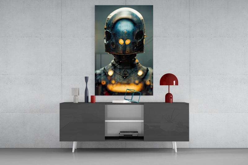 Fighter  Glass Art  || Designer Collection