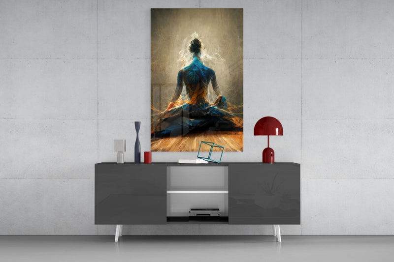 Meditation Glass Art  || Designer Collection