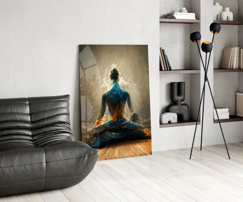 Meditation Glass Art  || Designer Collection