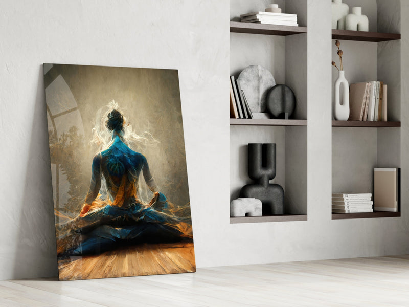 Meditation Glass Art  || Designer Collection