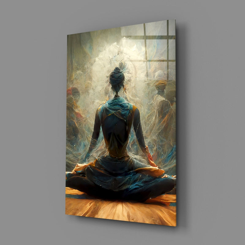 Meditation Glass Art  || Designer Collection