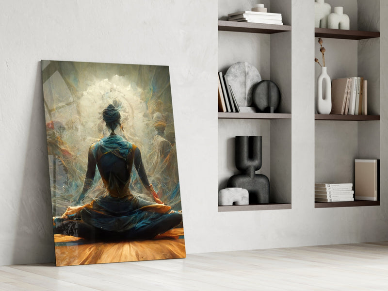 Meditation Glass Art  || Designer Collection