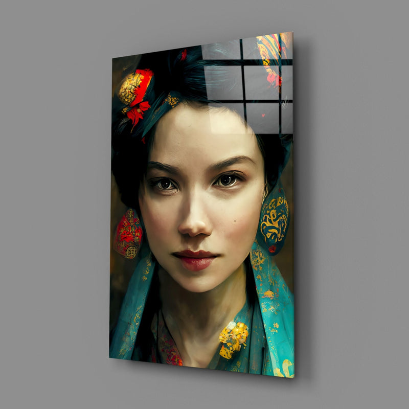 Virtual Beauty Glass Wall Art  || Designers Collection