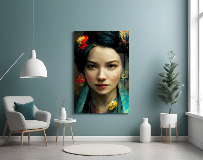 Virtual Beauty Glass Wall Art  || Designers Collection