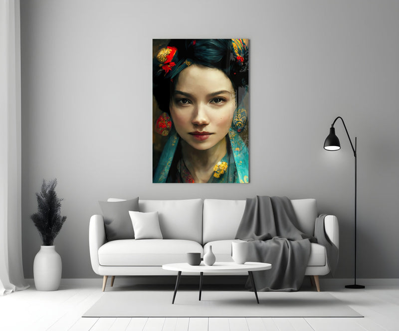 Virtual Beauty Glass Wall Art  || Designers Collection