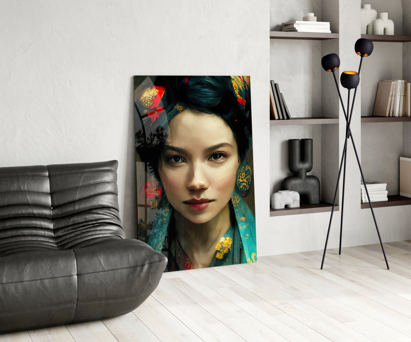 Virtual Beauty Glass Wall Art  || Designers Collection