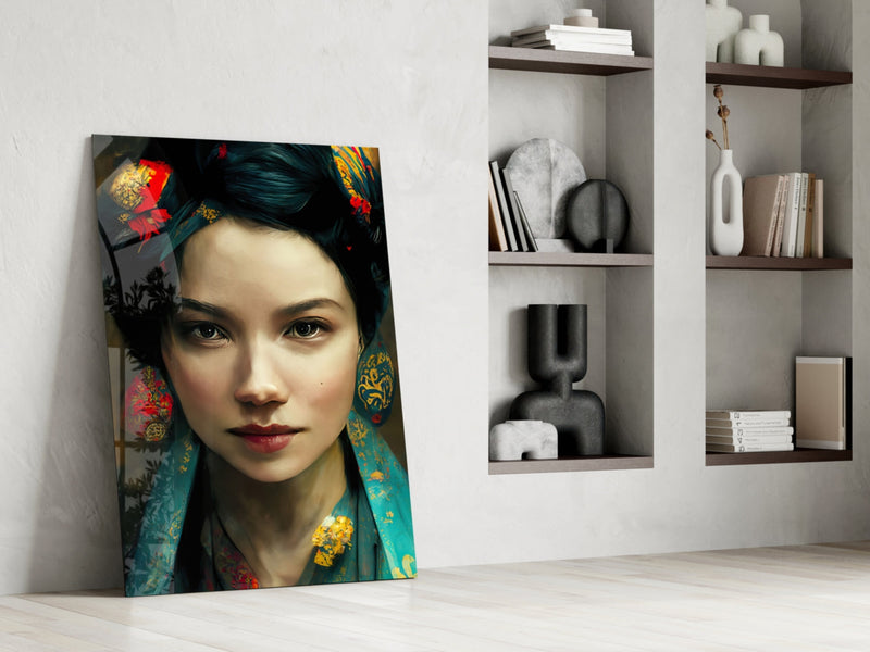 Virtual Beauty Glass Wall Art  || Designers Collection