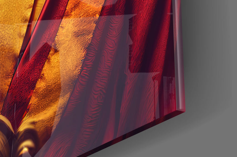 Ape King Glass Wall Art  || Designer Collection