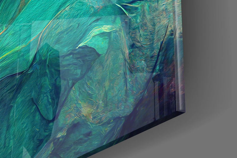 Hidden Swan Glass Wall Art  || Designer Collection