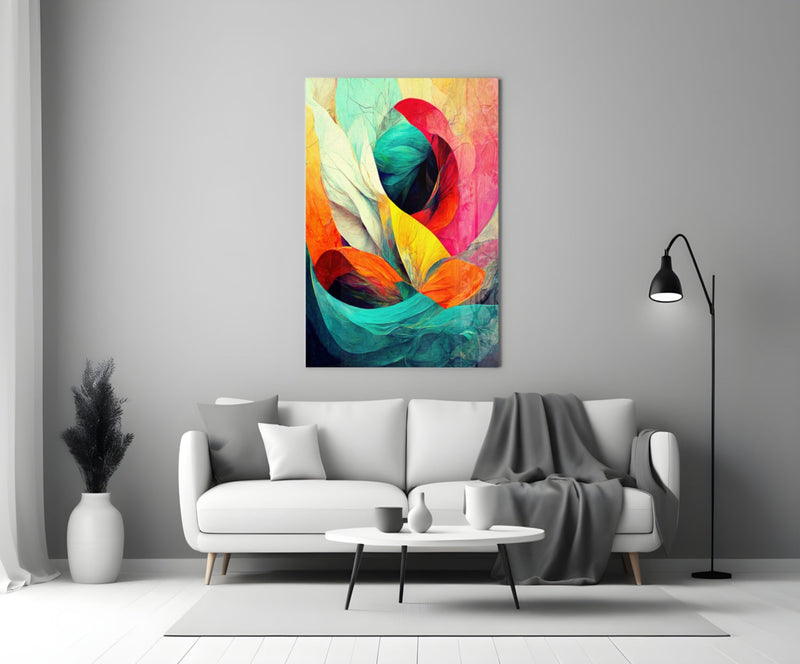 Hidden Swan Glass Wall Art  || Designer Collection