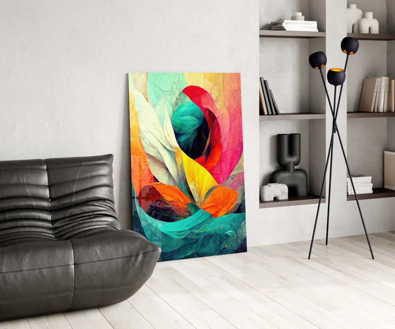 Hidden Swan Glass Wall Art  || Designer Collection