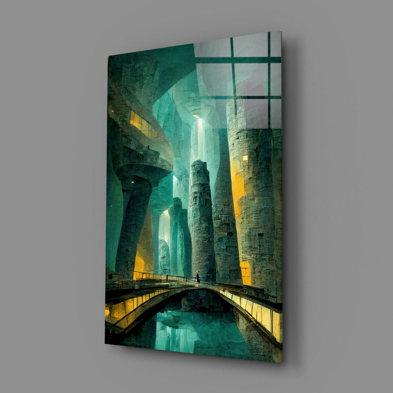 Underground Glass Wall Art  || Designers Collection