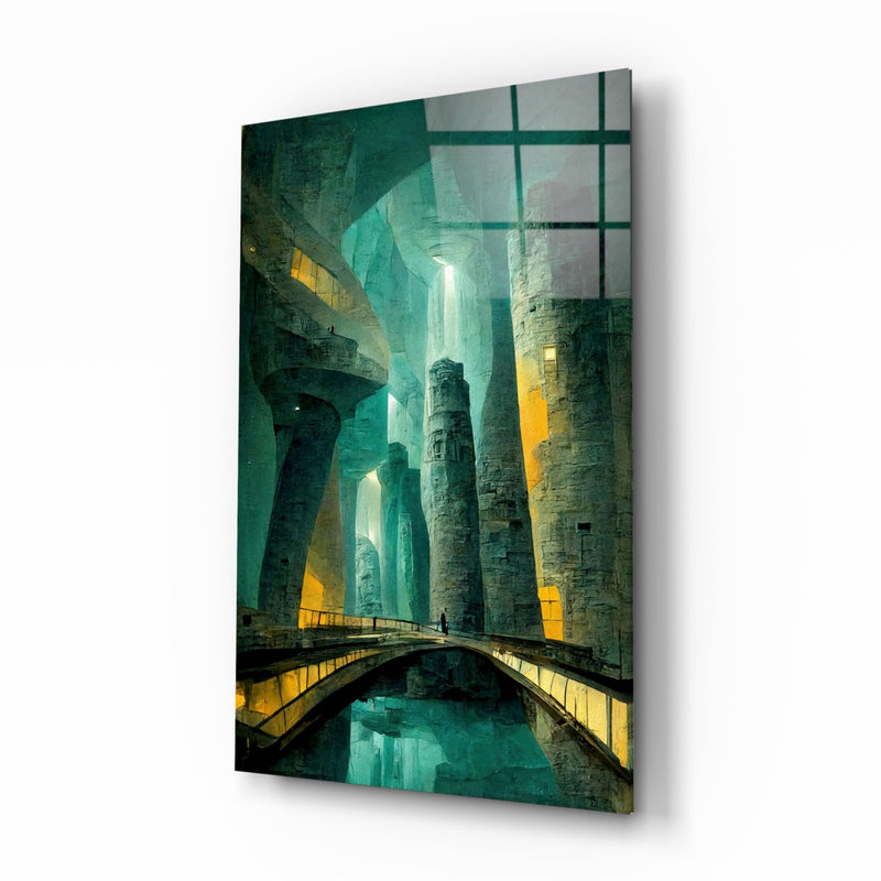 Underground Glass Wall Art  || Designers Collection