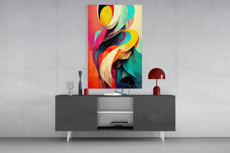 The Hug Glass Wall Art  || Designer Collection