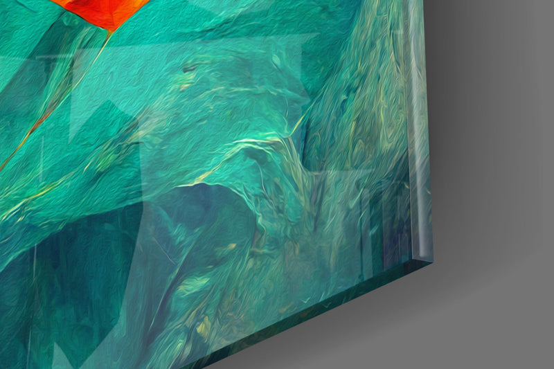 Hidden Swan Glass Wall Art  || Designer Collection