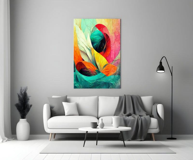 Hidden Swan Glass Wall Art  || Designer Collection