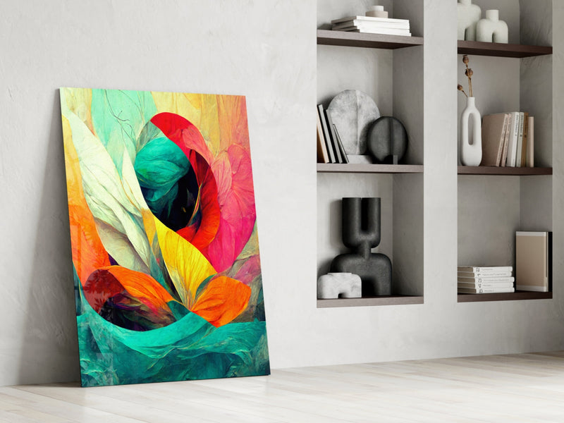 Hidden Swan Glass Wall Art  || Designer Collection
