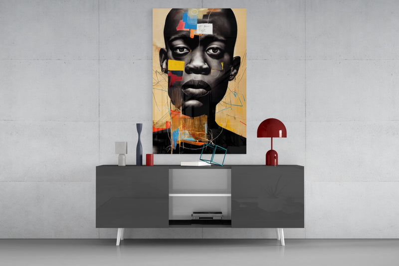 The Rebellious Look Glass Wall Art  || Designer Collection