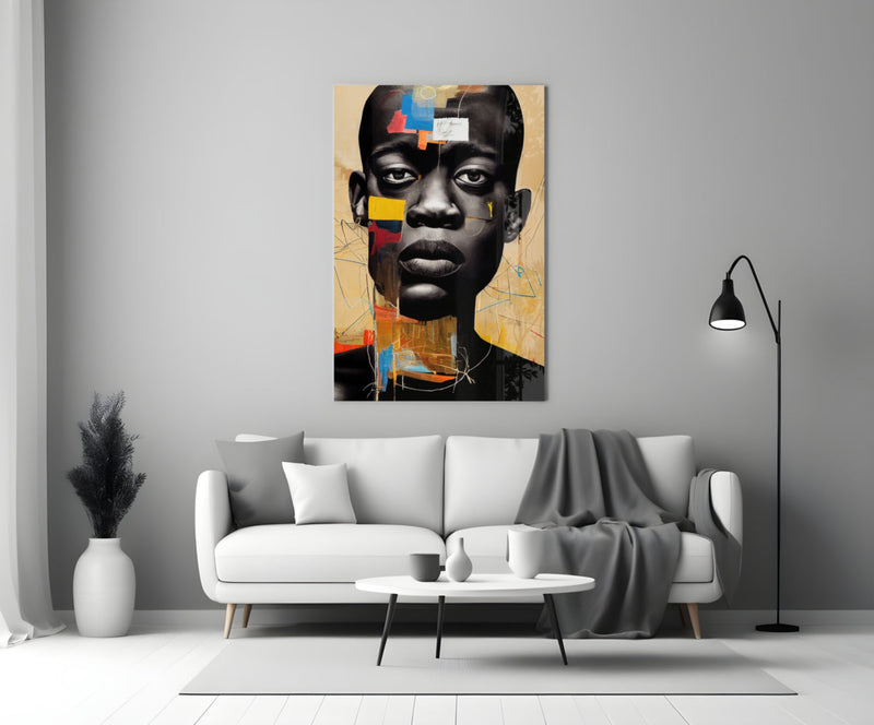 The Rebellious Look Glass Wall Art  || Designer Collection