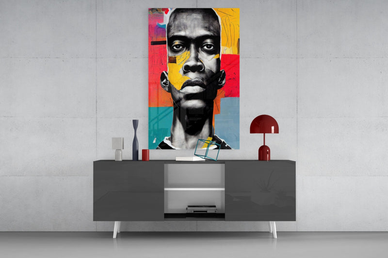 The Rebellious Look Glass Wall Art || Designer Collection
