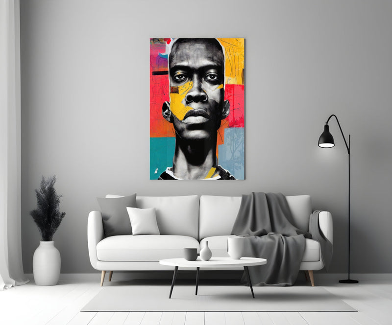 The Rebellious Look Glass Wall Art || Designer Collection