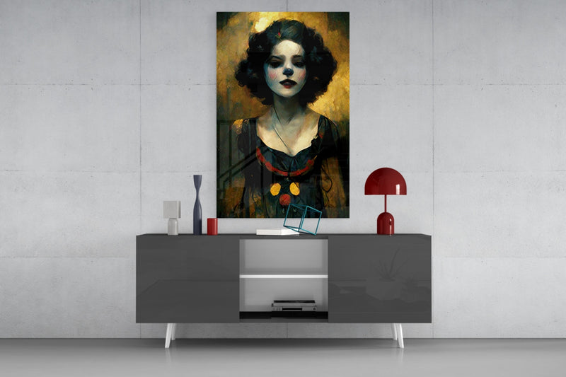 Harley Quinn Glass Wall Art  || Designer Collection
