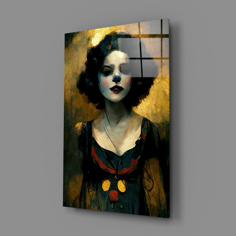 Harley Quinn Glass Wall Art  || Designer Collection