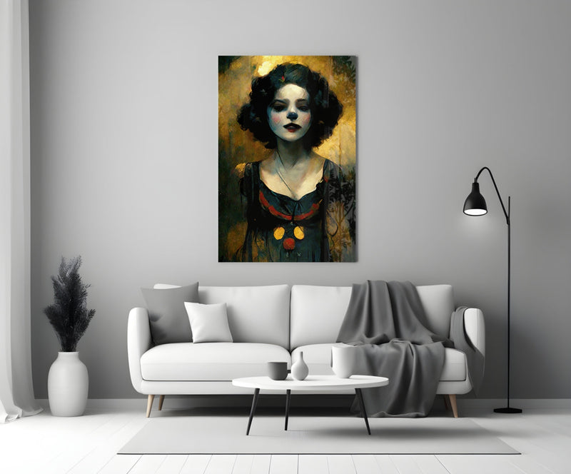 Harley Quinn Glass Wall Art  || Designer Collection