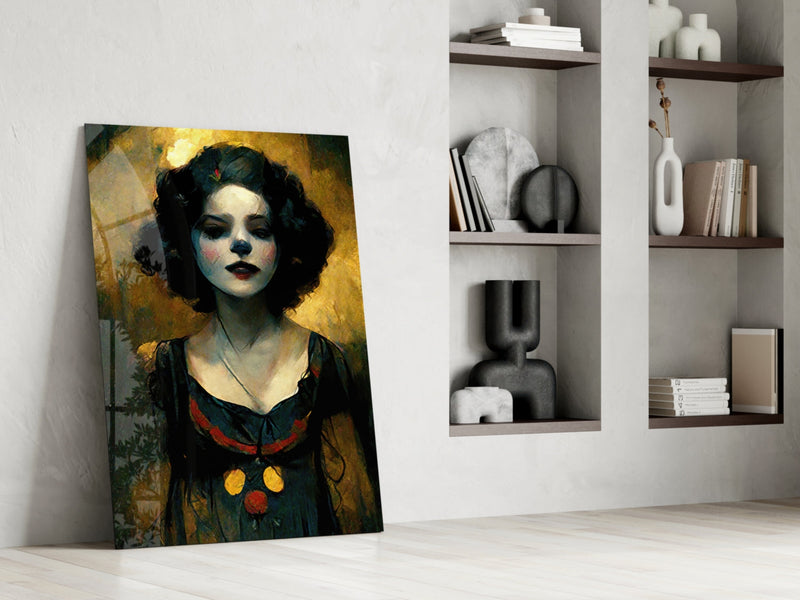 Harley Quinn Glass Wall Art  || Designer Collection