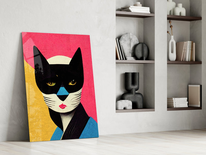 Masked Glass Wall Art  || Designer Collection