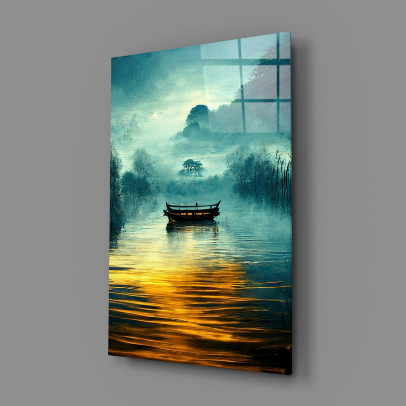 Silence Glass Wall Art  || Designer Collection