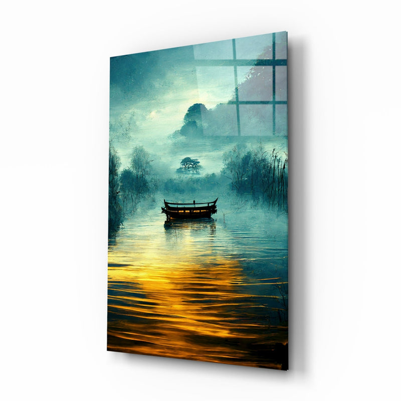 Silence Glass Wall Art  || Designer Collection