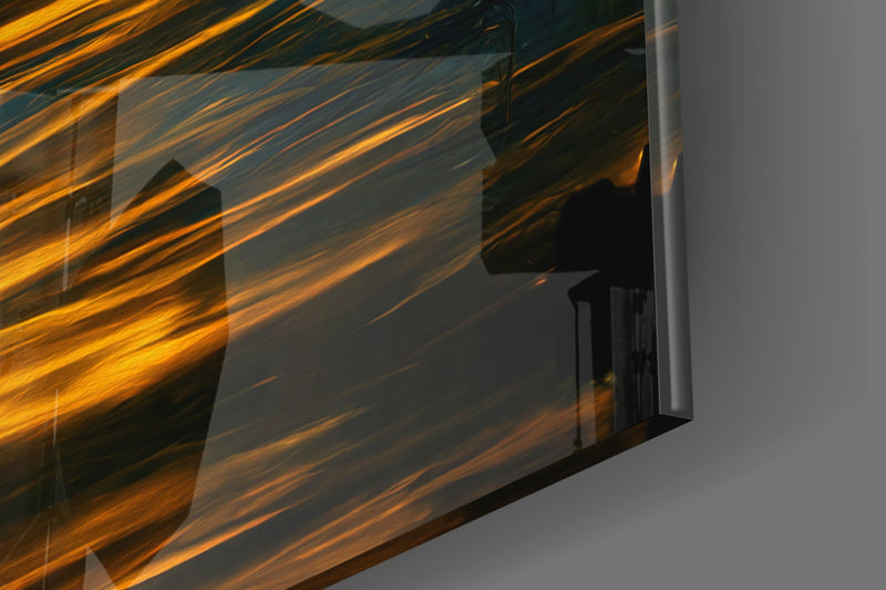 Silence Glass Wall Art  || Designer Collection