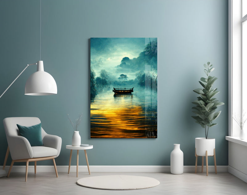 Silence Glass Wall Art  || Designer Collection