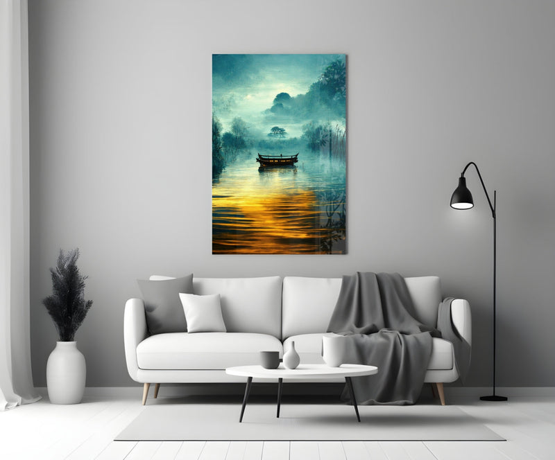 Silence Glass Wall Art  || Designer Collection